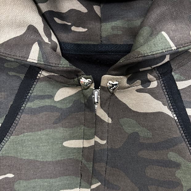 컷로우 밀리터리 패널후디