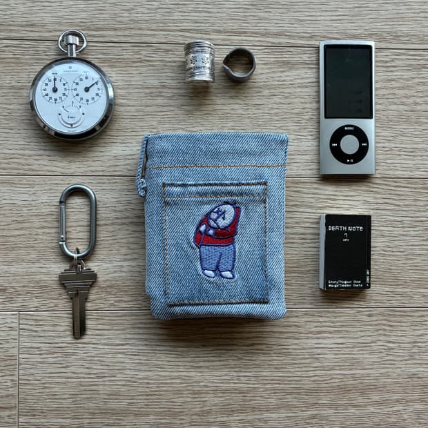 Polar Skate Big Boy demin Remake wallet