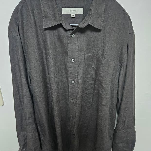 [48] 퍼스트플로어 린넨셔츠 블랙올리브