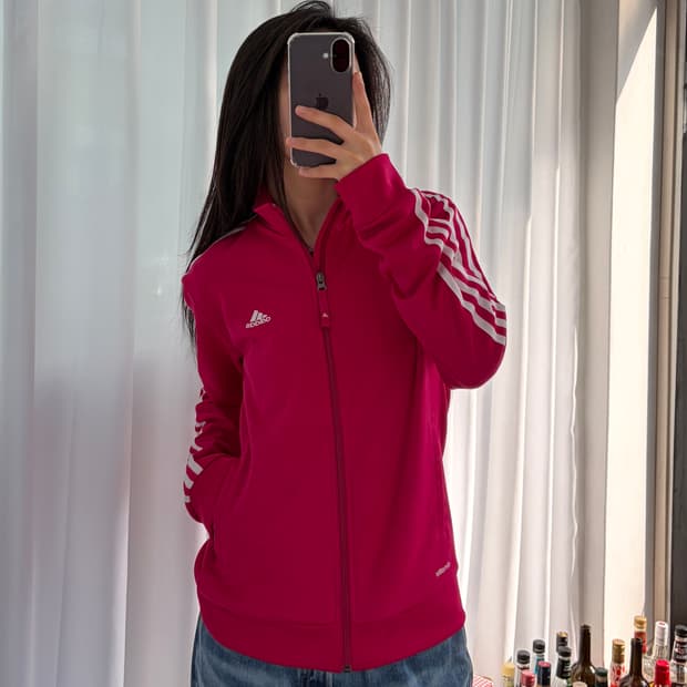 [L]아디다스 클래식 핑크 트랙탑 져지