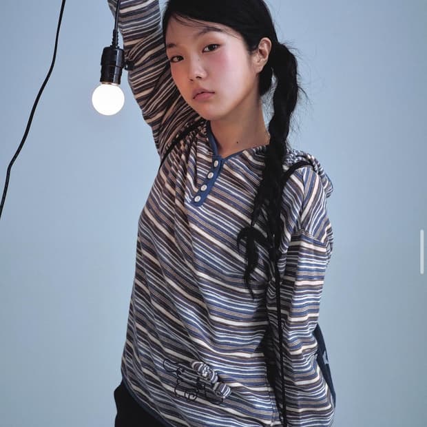 aeae 시나모롤 니트 후드