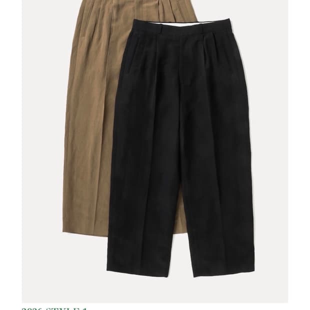 아프레쎄 26ss 린넨 레이온 와이드 바지 팝니다.