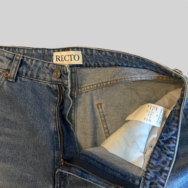 렉토 로우라이즈 데님 팬츠 M