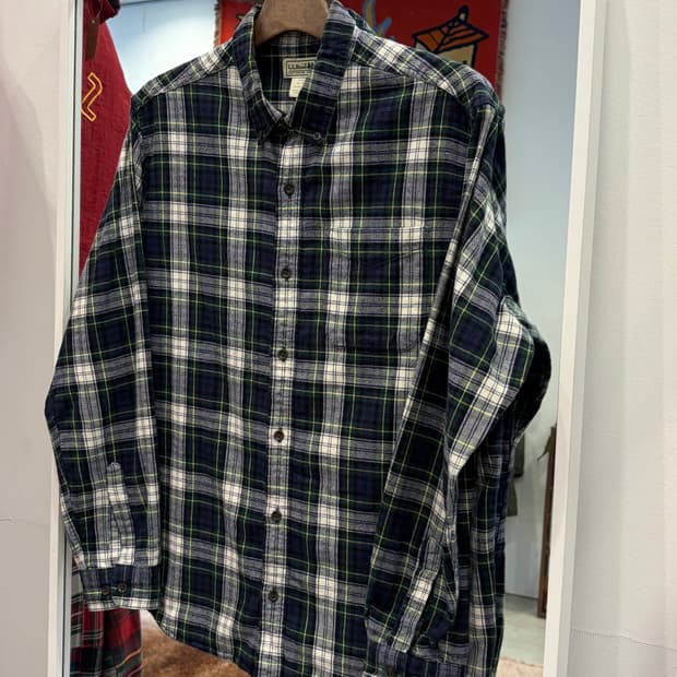 L.L.Bean 엘엘빈 플란넬 체크 셔츠