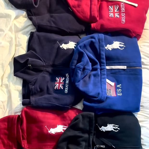 (((구해요))) 폴로 빅포니 성조기 후드집업 구해요 