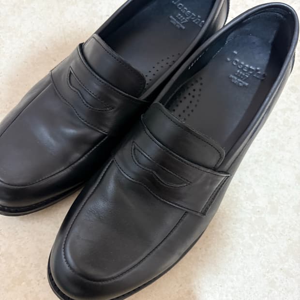 Josepht 모건 블랙 남성 로퍼