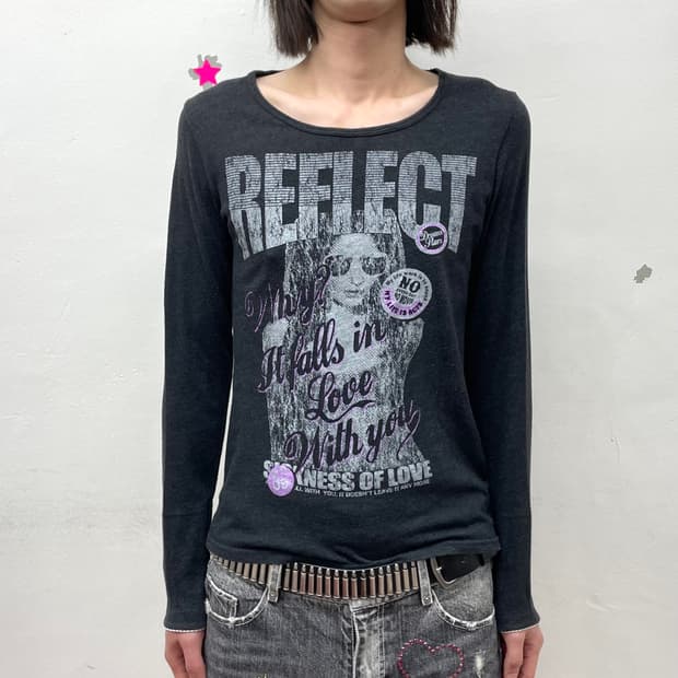Retro reflect purple long sleeve 