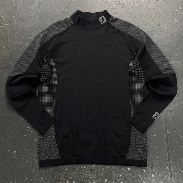 100 풋조이 골프 반폴라 티