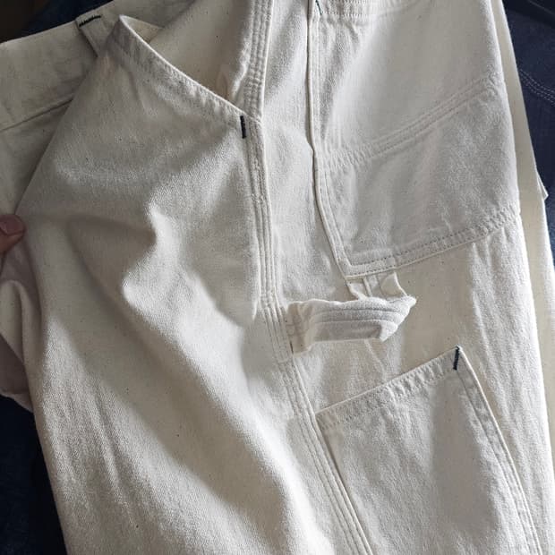 버거스플러스 워크 페인터 팬츠 에크루 36