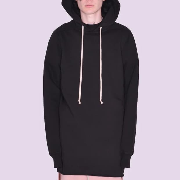 [L] 릭오웬스 롱 슬리브 코튼 후디