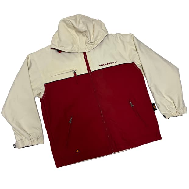 엘레쎄 하프볼 투톤 후드 윈드브레이커