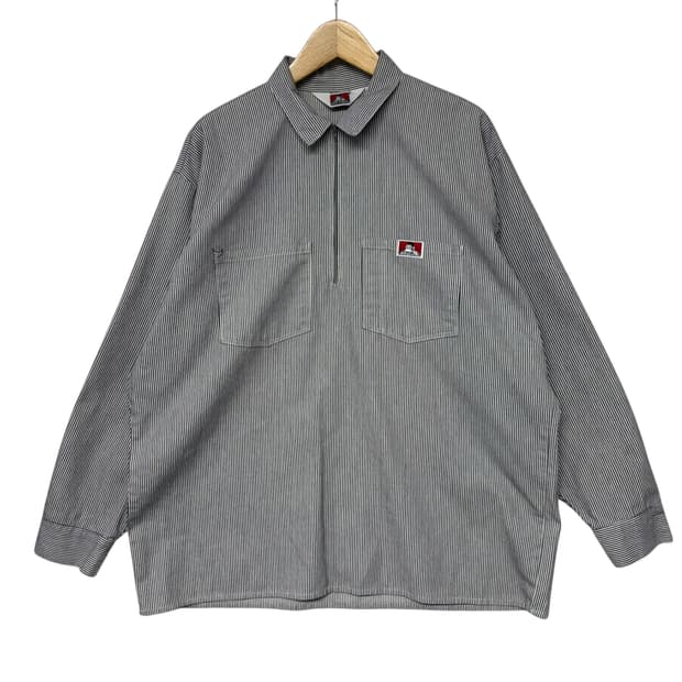 벤데이비스 스트라이프 투포켓 아노락 자켓