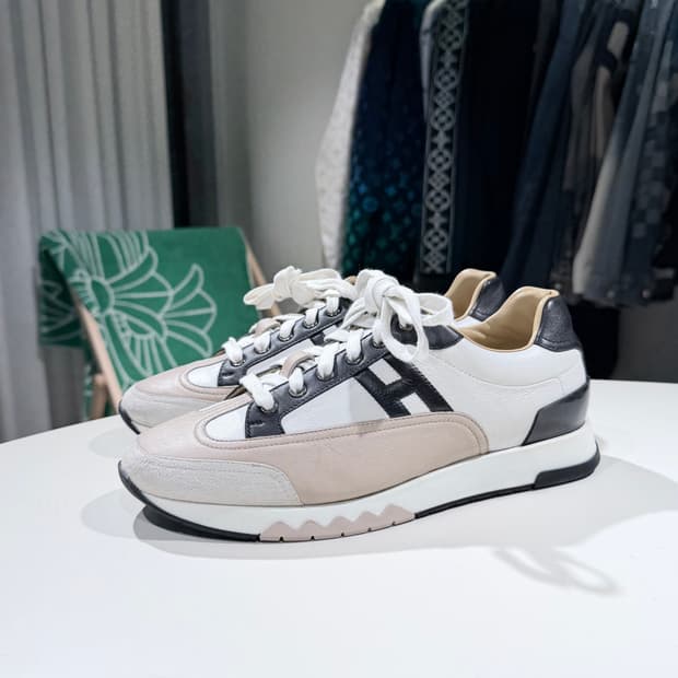 40.5 / 에르메스 트레일 카프스킨 스웨이드 스니커즈