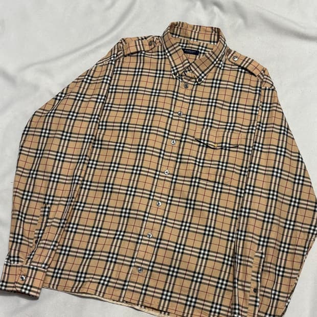 XL 버버리 노바체크 셔츠
