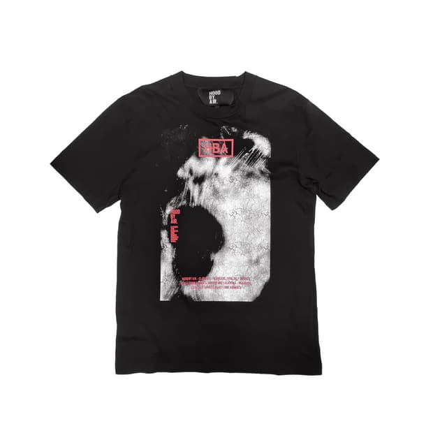 후드바이에어 - 16SS HEADLESS 티셔츠 - 블랙 - XL 