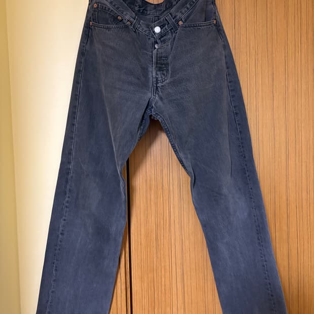 90s usa 리바이스 흑청 블랙진