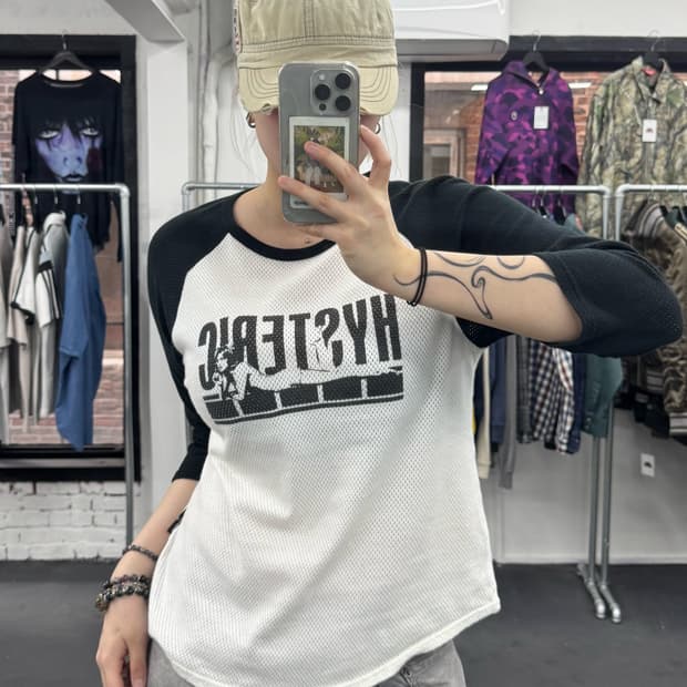 히스테릭 글래머 에이전트 메쉬 7부 롱슬리브