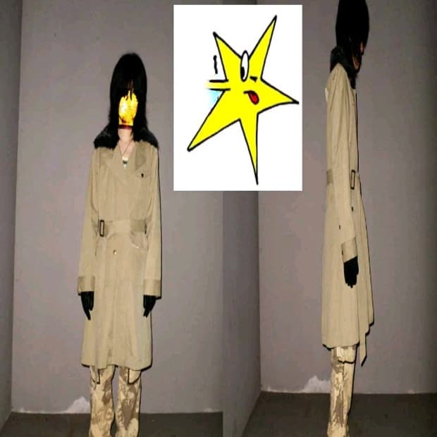 '10s Pose Village Faux Fur Trench Coat