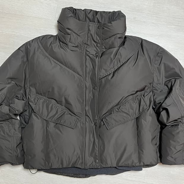 (신품급) 시스템 구스 다운 숏패딩