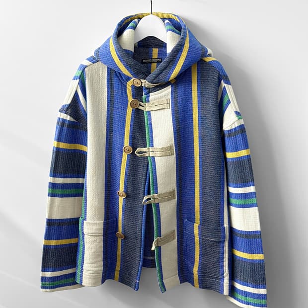 빈티지 로데오 크라운스 스트라이프 멕시칸 후디 자켓