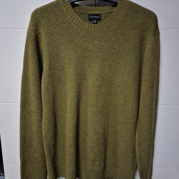 (L) 클럽모나코 올리브 울 니트