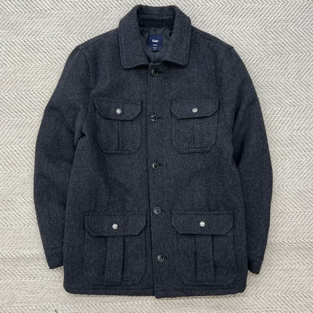 갭 멀티포켓 울자켓 r2890