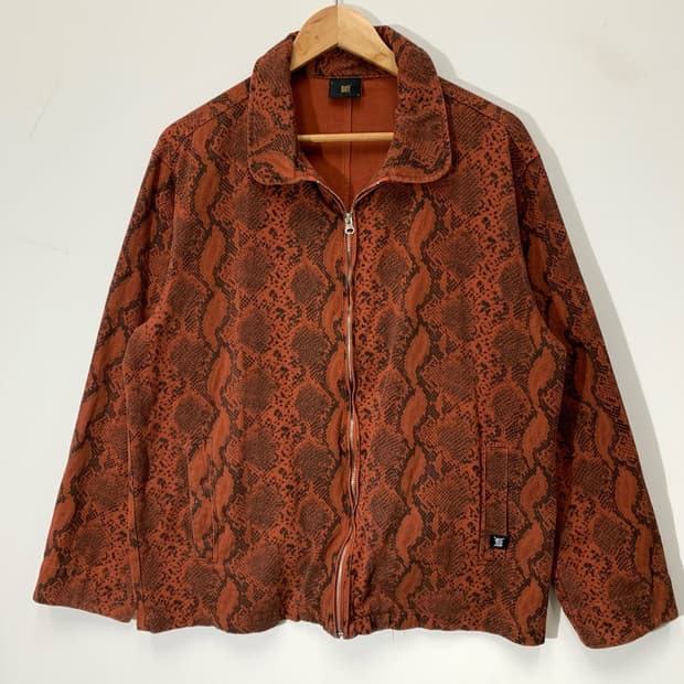 브라운브레스 파이톤 블루종 자켓