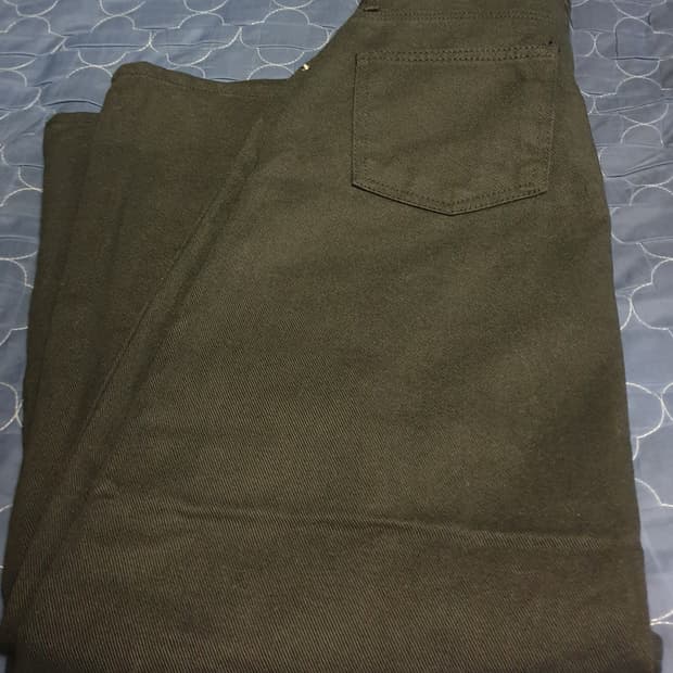 (새상품) 매니크 데님 롱스커트 블랙 (M)