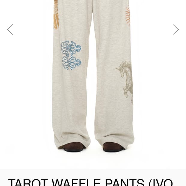 toomuchtax 투머치택스 타로 와플 팬츠S