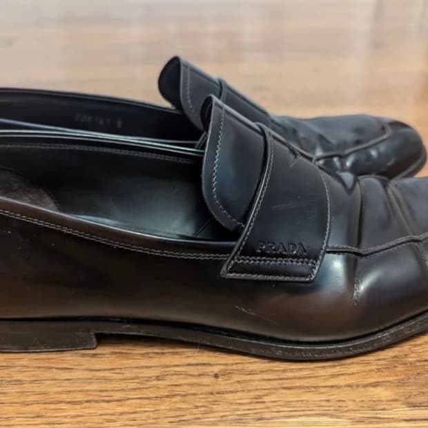 프라다 블랙 페니로퍼