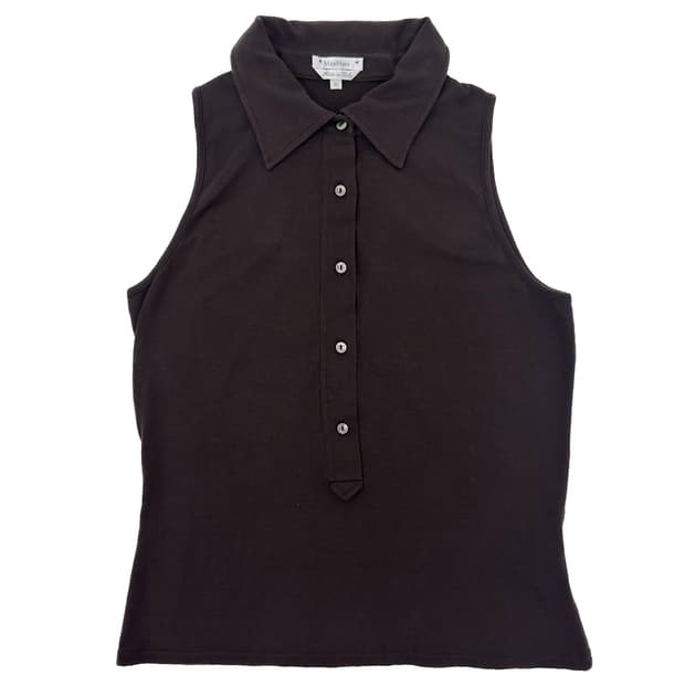 MaxMara Polo Sleeveless Top/ M