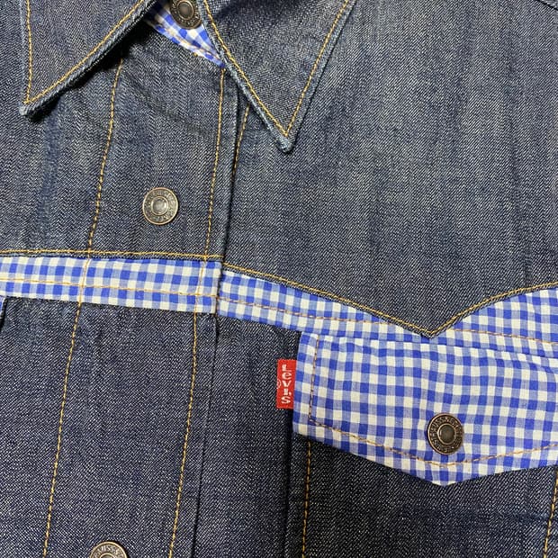 리바이스 레드탭 데님 자켓 (꼼데가르송)