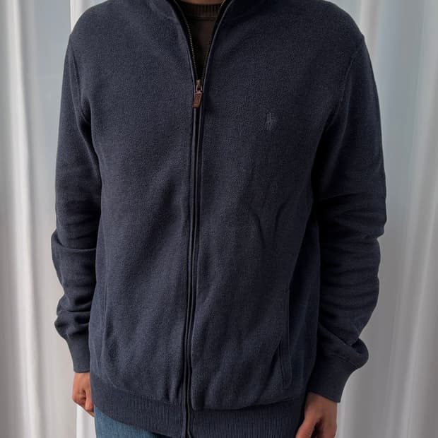 [XL]폴로 랄프로렌 피마코튼 니트 집업