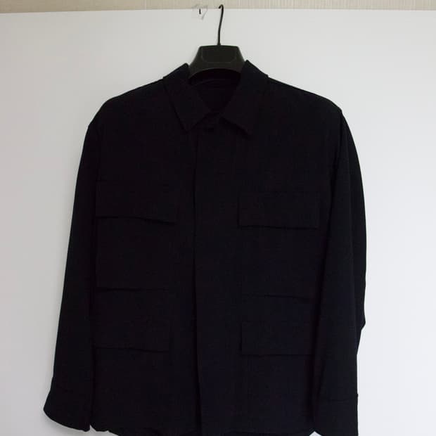 코모리 울개버딘 bdu 자켓 다크네이비 1사이즈