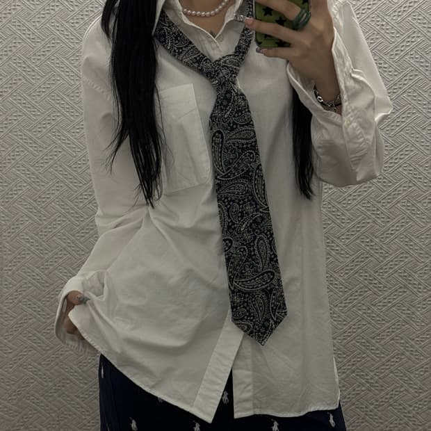 매튜드 옴므 빈티지 보헤미안 에스닉 페이즐리 넥타이 K0395