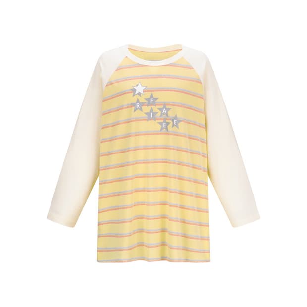 페어리 rainbow raglan t-shirt (yellow)