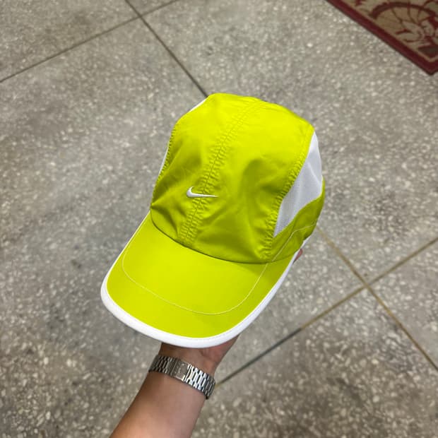 00s 나이키 러닝캡 라임