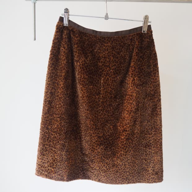INTELLECTION leopard skirt 