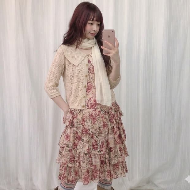 장미 소녀 코디 set 🌹