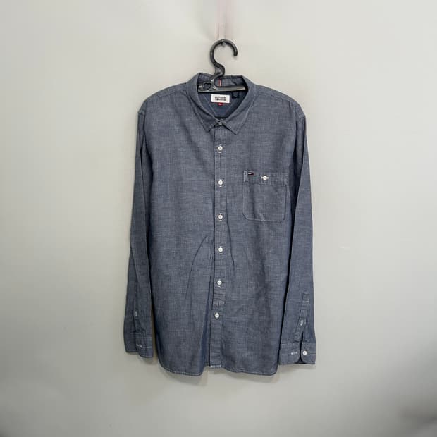 타미힐피거 남성 스트라이프 셔츠 XL