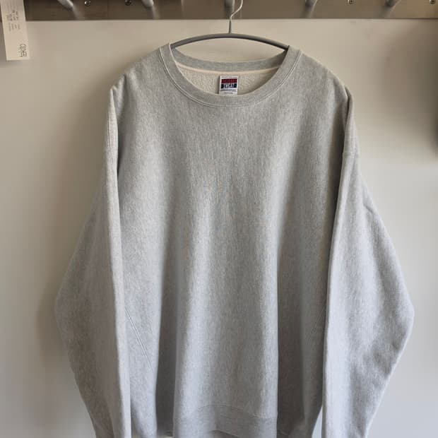 BAYFLOW 리버스위브 스웻셔츠