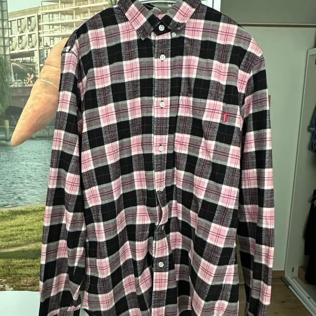 슈프림 체크 남방