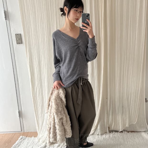 vintage back lace knit top