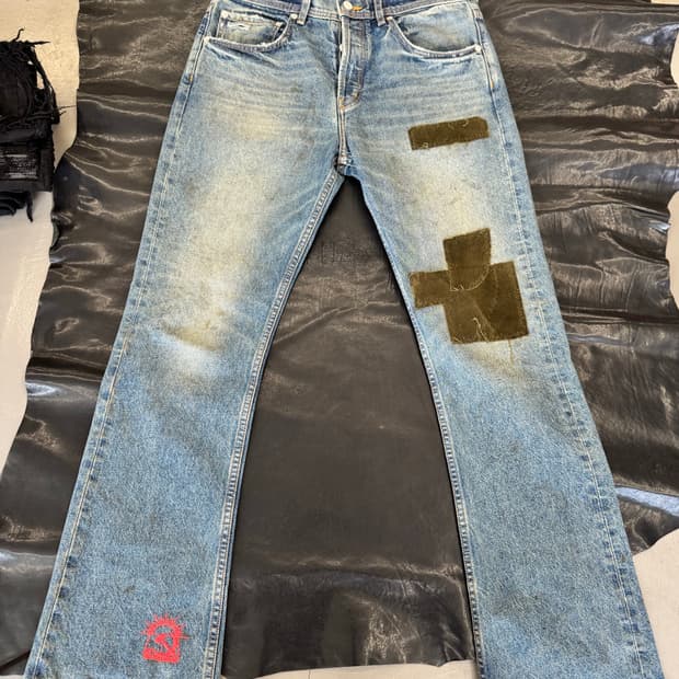 ERD 패치워크 플레어 데님