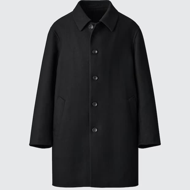 유니클로c 더블페이스코트