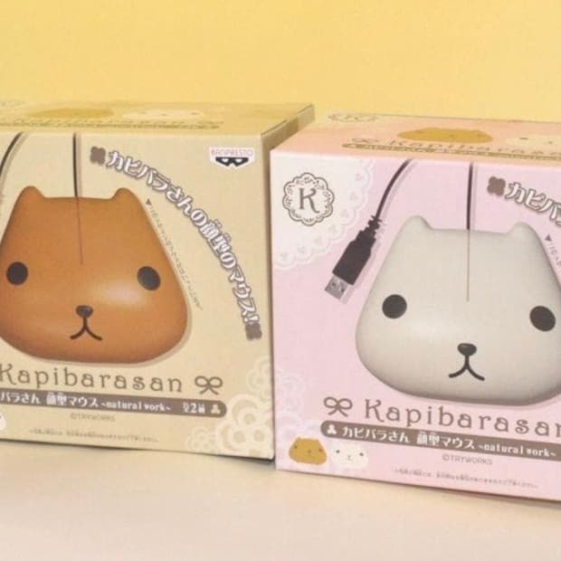 카피바라상 마우스 (화이트)