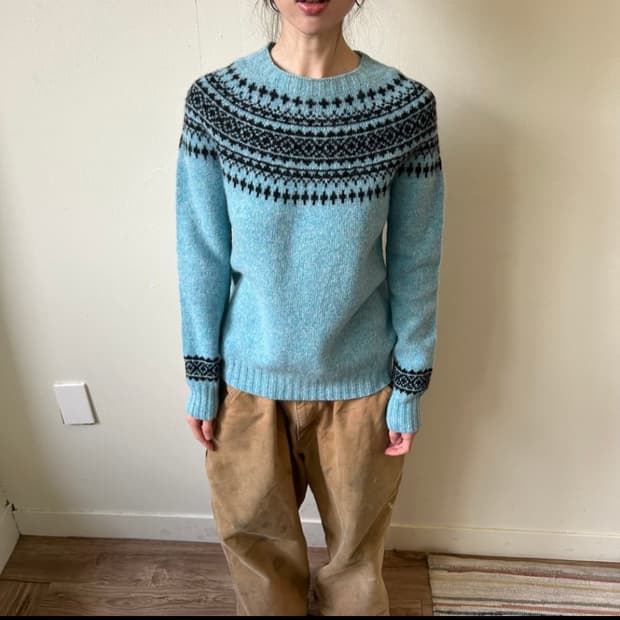 하울린 스코틀랜드 쉐기독 스웨터