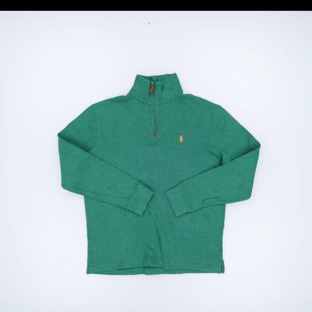 폴로랄프로렌 피스타치오 하프집업 0107H1