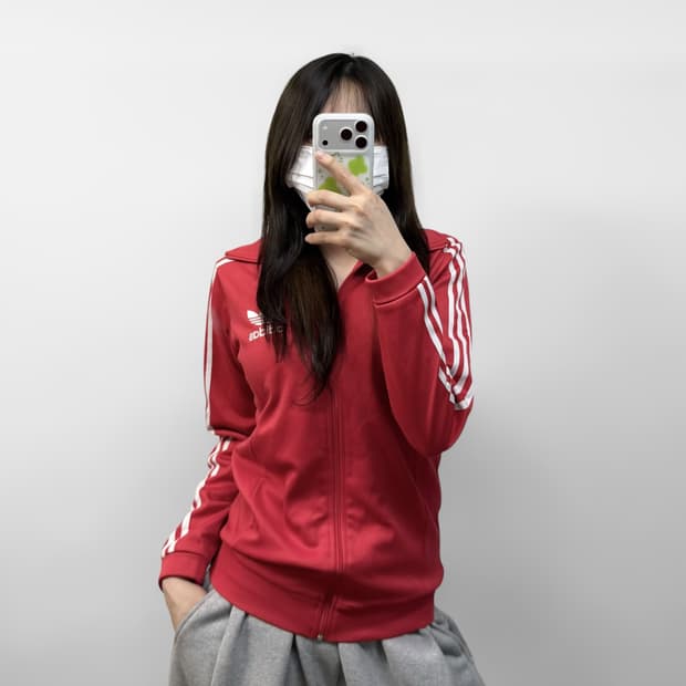 아디다스 유로파 트랙탑 져지 레드
