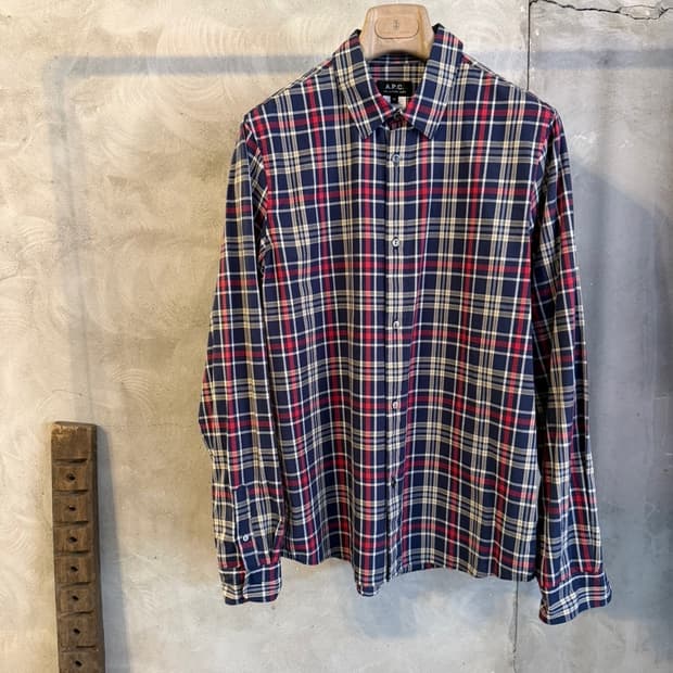 아페쎄 마드라스 셔츠 100